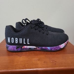 NOBULL - Women's Floral Trainer - Black Space Floral